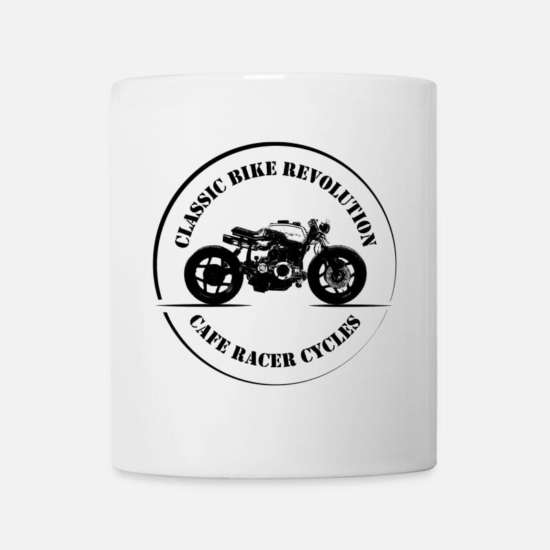 Motif de timbres Cafe Racer Revolution - Mug blanc - blanc