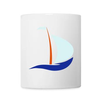 sailboat - Mug - white - Front