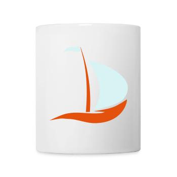 sailboat - Mug - white - Front