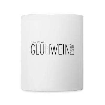 Glühwein - Glühweinstand - Weihnachtsmarkt - Tasse - Weiß - Vorne