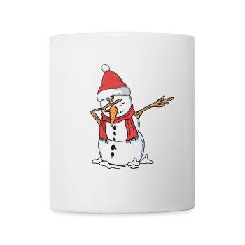 Snowman Dab - Mug - white - Front