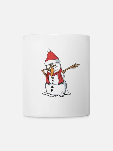 Snowman Dab - Tasse - Weiß