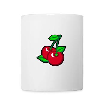 Red Cherries for cherry pickers - Tasse - Weiß - Vorne