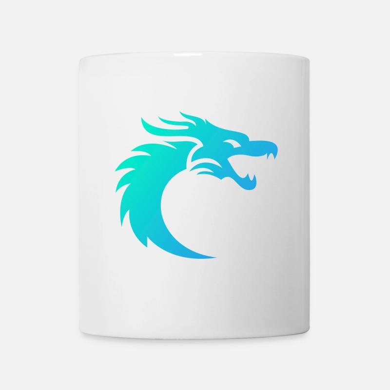 Drache - Tasse - Weiß