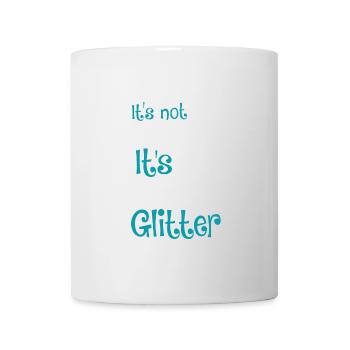 Es ist Rhodesian Ridgeback Glitter Shirt - Tasse - Weiß - Vorne