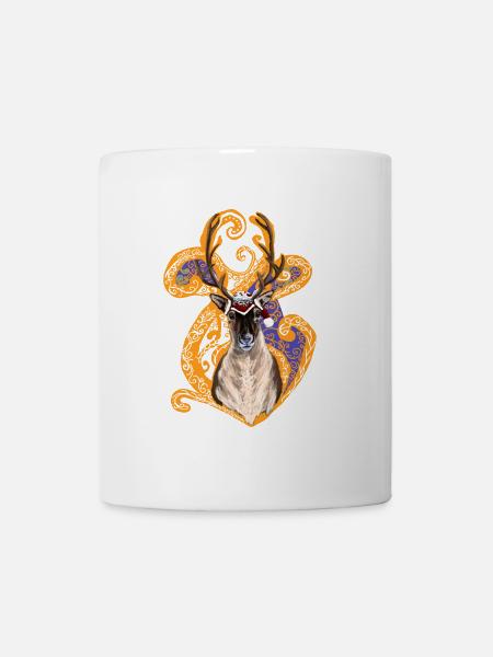 Christmas reindeer - Mug - white