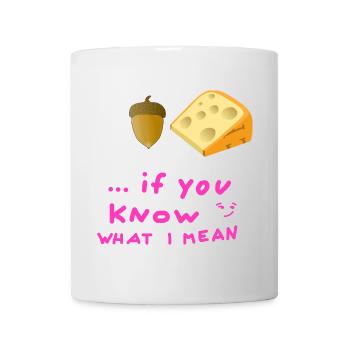 Acorn Cheese Youth Word Acorn Cheese Hygiene Body - Mug - white - Front
