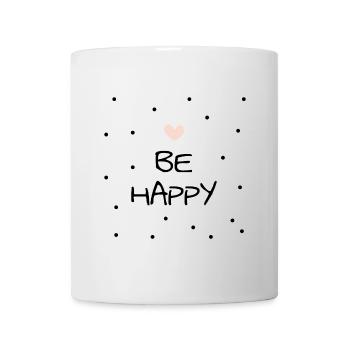 Be Happy - Tasse - Weiß - Vorne
