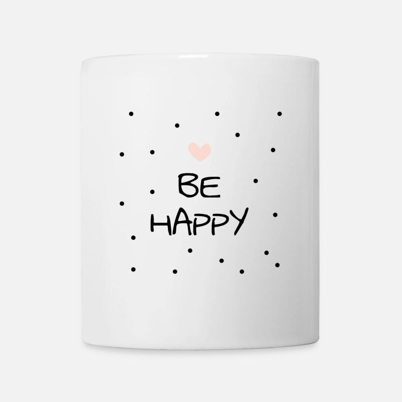 Être heureux - Mug blanc - blanc