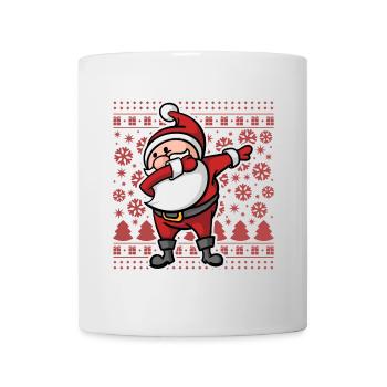 Ugly Christmas Dab Dabbing Weihnachtsmann Xmas - Tasse - Weiß - Vorne