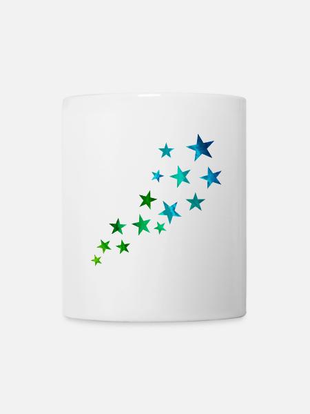 Sternschnuppe - Tasse - Weiß