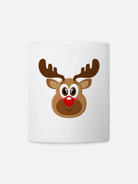 Joli bébé visage de Noël Noël Noël - Mug blanc - blanc
