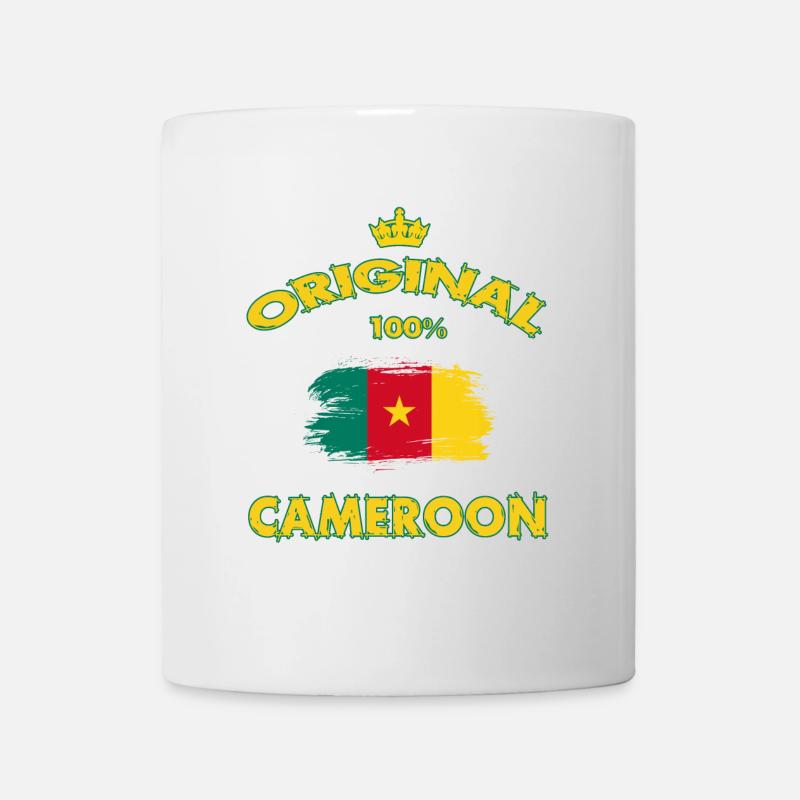 Cameroun Original 100 % / Cadeau Afrique - Mug blanc - blanc