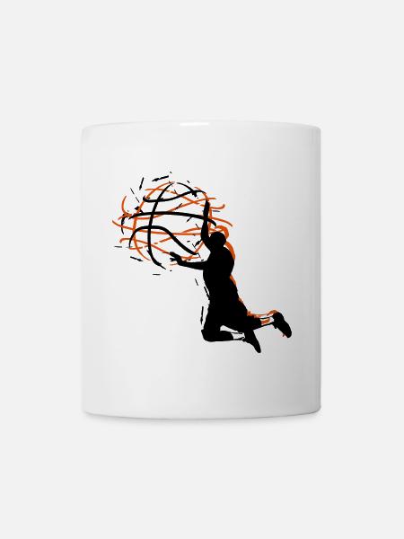 basketball - Mug blanc - blanc