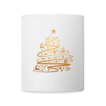 Xmas Tree Gold - Mug - white - Front