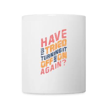 Lustiger Spruch IT Nerd Geek Computer Humor - Tasse - Weiß - Vorne