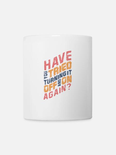 Funny saying IT Nerd Geek Computer Humor - Mug - white