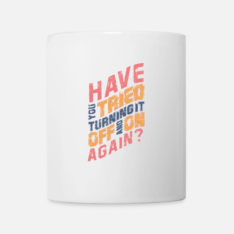 Funny saying IT Nerd Geek Computer Humor - Mug - white