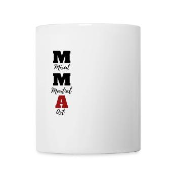MMA disant DS - Mug blanc - blanc - Devant