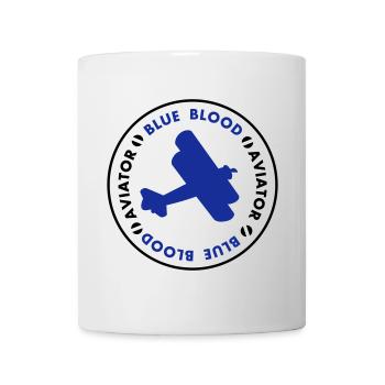 Aviator- blue blood - Tasse - Weiß - Vorne