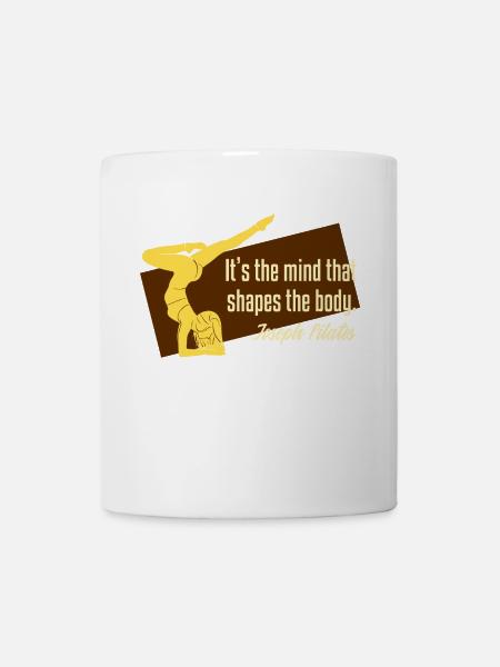 Workout Pilates Fitness Training Spruch Zitat - Tasse - Weiß