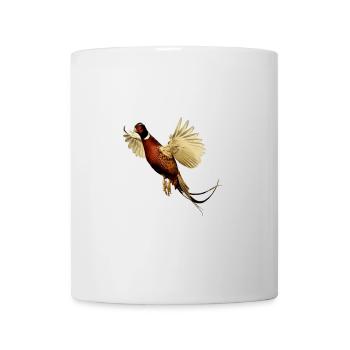 Pheasant shirt gift bird nature animal nectar - Mug - white - Front