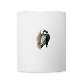 Chemise de pic coloré cadeau oiseau nature nectar animal - Mug blanc - blanc - Devant