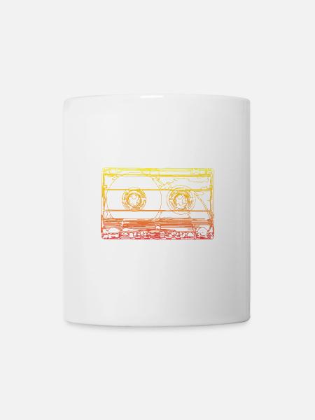 90er Musik - Tasse - Weiß