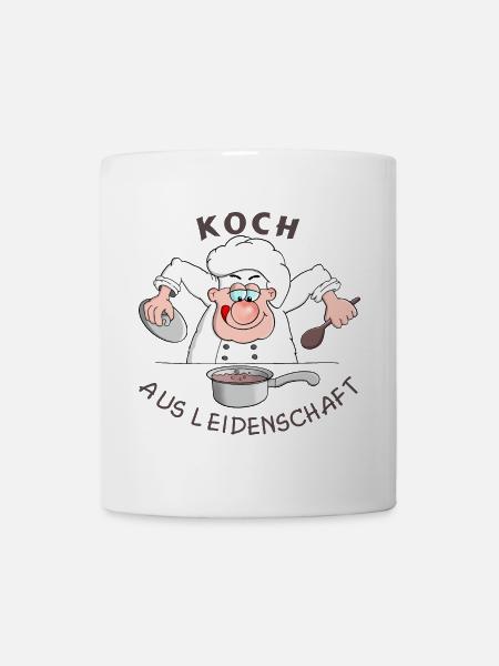 Hobbykoch - Koch - Hobby - Tasse - Weiß