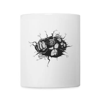 Gorilla King Kong - Tasse - Weiß - Vorne