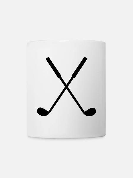 golfschläger - Tasse - Weiß