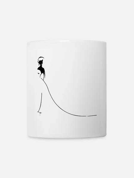 Hochzeit, Braut - Tasse - Weiß