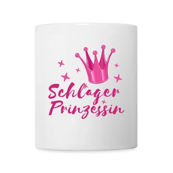 Schlager Prinzessin Statement Volksmusik Fan - Tasse - Weiß - Vorne