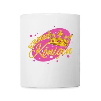 Schlager Queen folk music fan music statement - Mug - white - Front