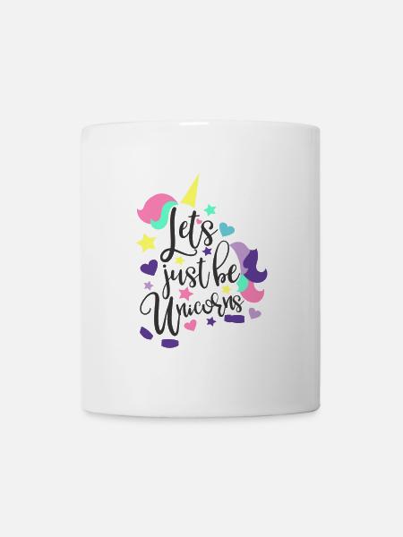 Unicorn Unicorn Unicorns Quote Animal Gift - Mug blanc - blanc