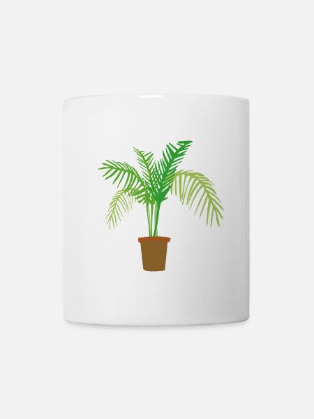 palm tree - Tasse - Weiß