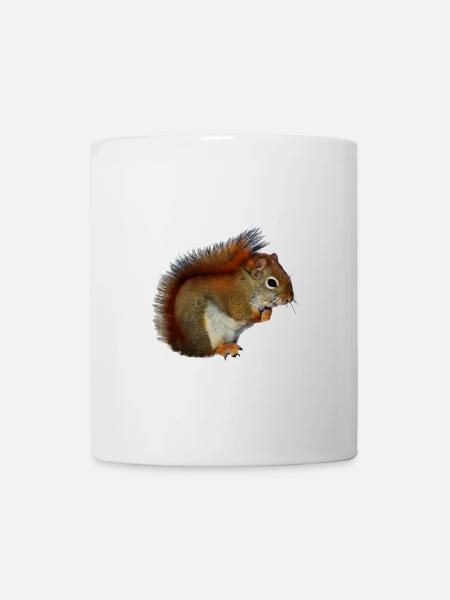 Cadeau photo de forêt d'ecureuils d'Eichorn - Mug blanc - blanc