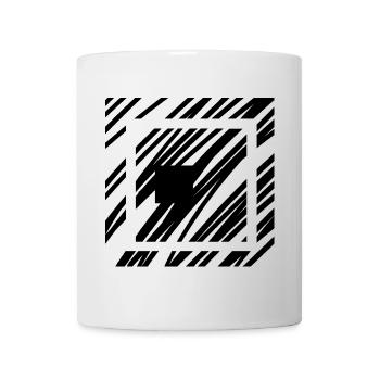 AbstrakterWürfel - Mug - white - Front