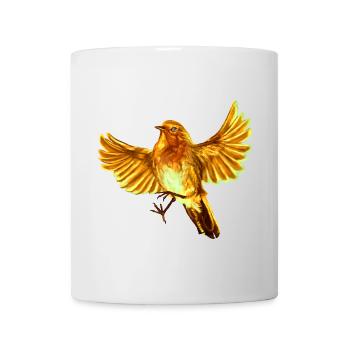 yellow bird - Mug - white - Front