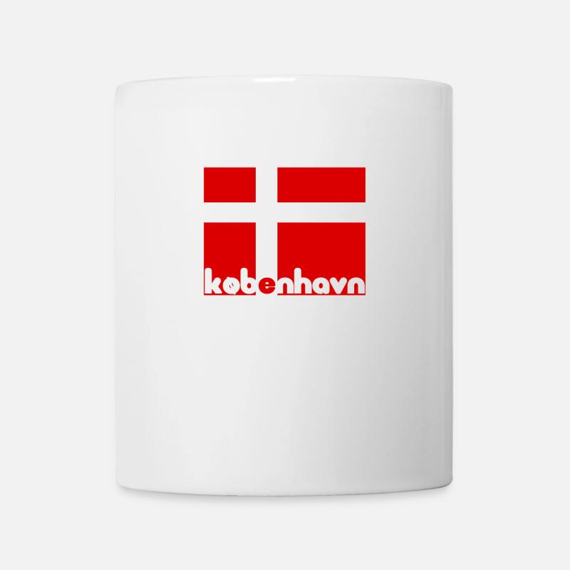 Copenhagen Denmark Dannebrog gift idea children - Mug - white