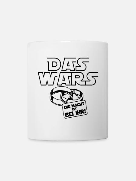 Junggesellenabschied - das wars die macht ist (25) - Tasse - Weiß