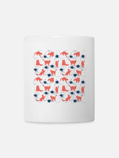 coral kittens - Mug - white