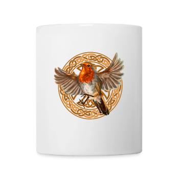 Robin bird - Mug - white - Front