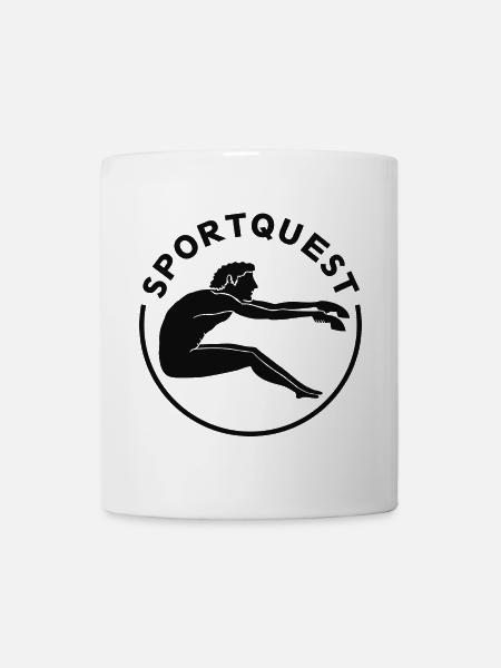 Sportquest logo black - Mug - white