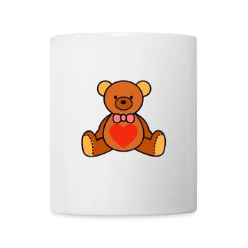 Teddybär - Tasse - Weiß - Vorne
