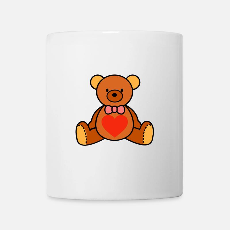 Ours en peluche - Mug blanc - blanc