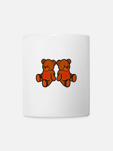 Teddybär - Tasse - Weiß