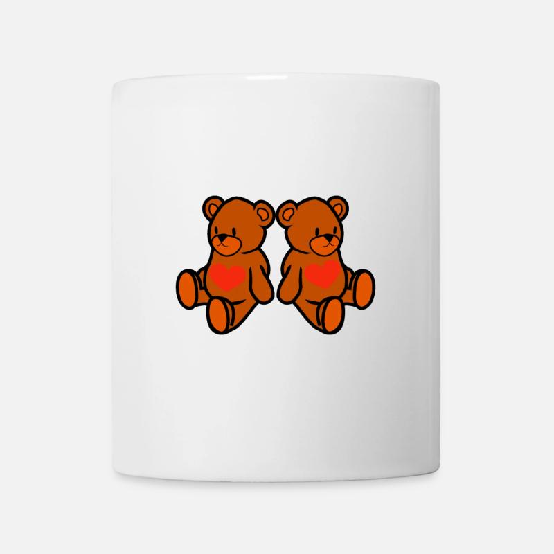 Teddybär - Tasse - Weiß
