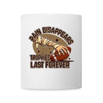 American football motivation winner team saying - Mug - white - Front