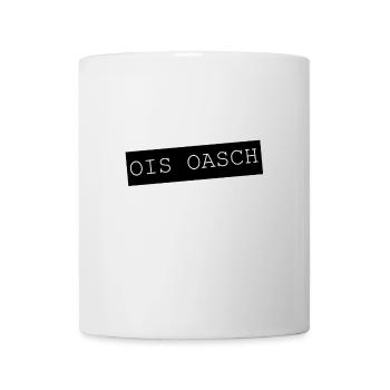 OIS OASCH Typografischer Kontrast - Tasse - Weiß - Vorne